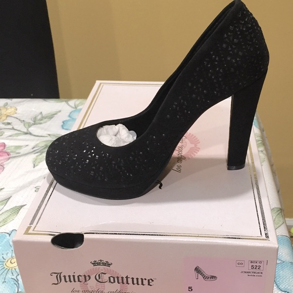 Juicy Couture Marcy metallic underlay high heels with a cutout design - Picture 4 of 5